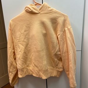 orange hoodie